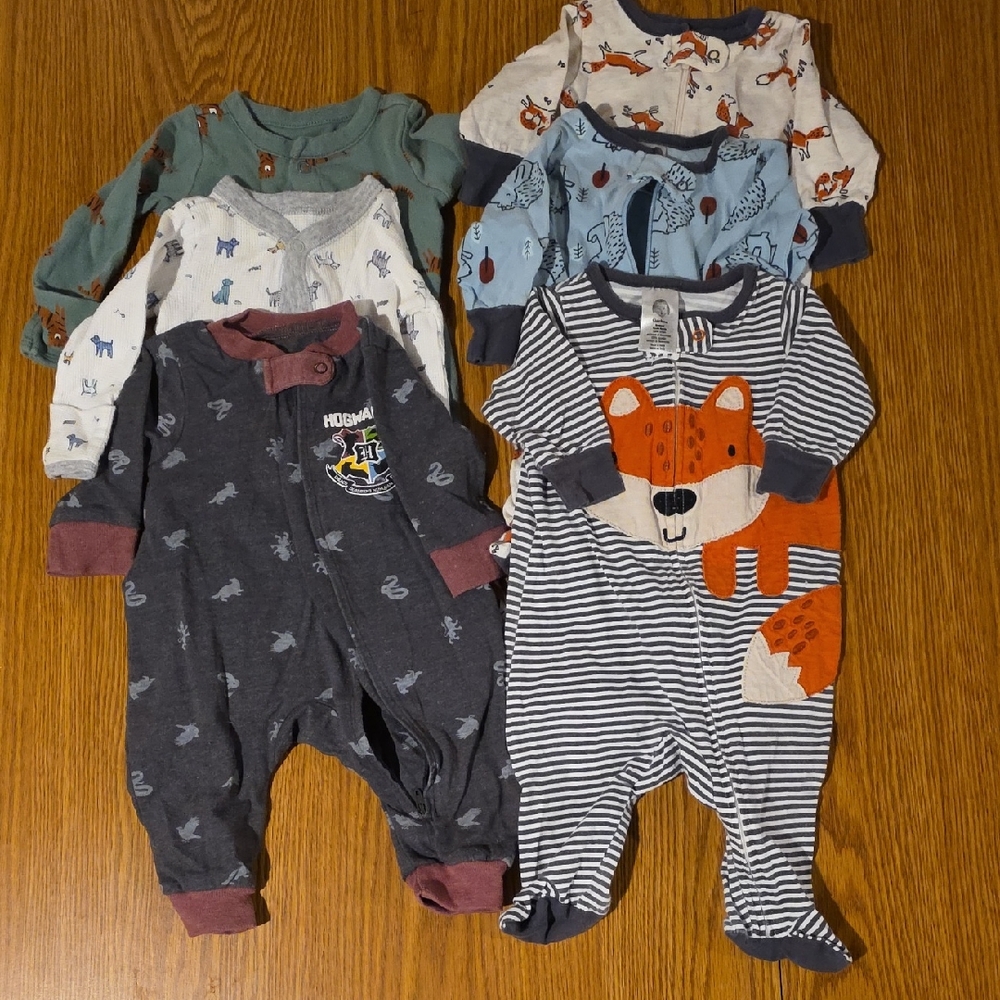 Mixed Newborn PJs